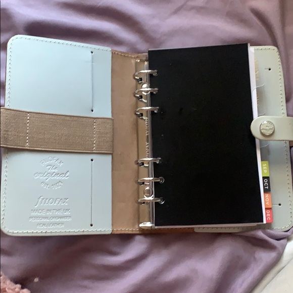 Filofax Personal Size planner and accessories